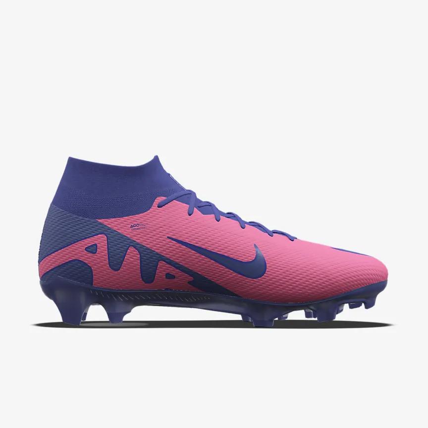 Giày Nike Mercurial Superfly 9 Elite By You Nữ Tím Xanh